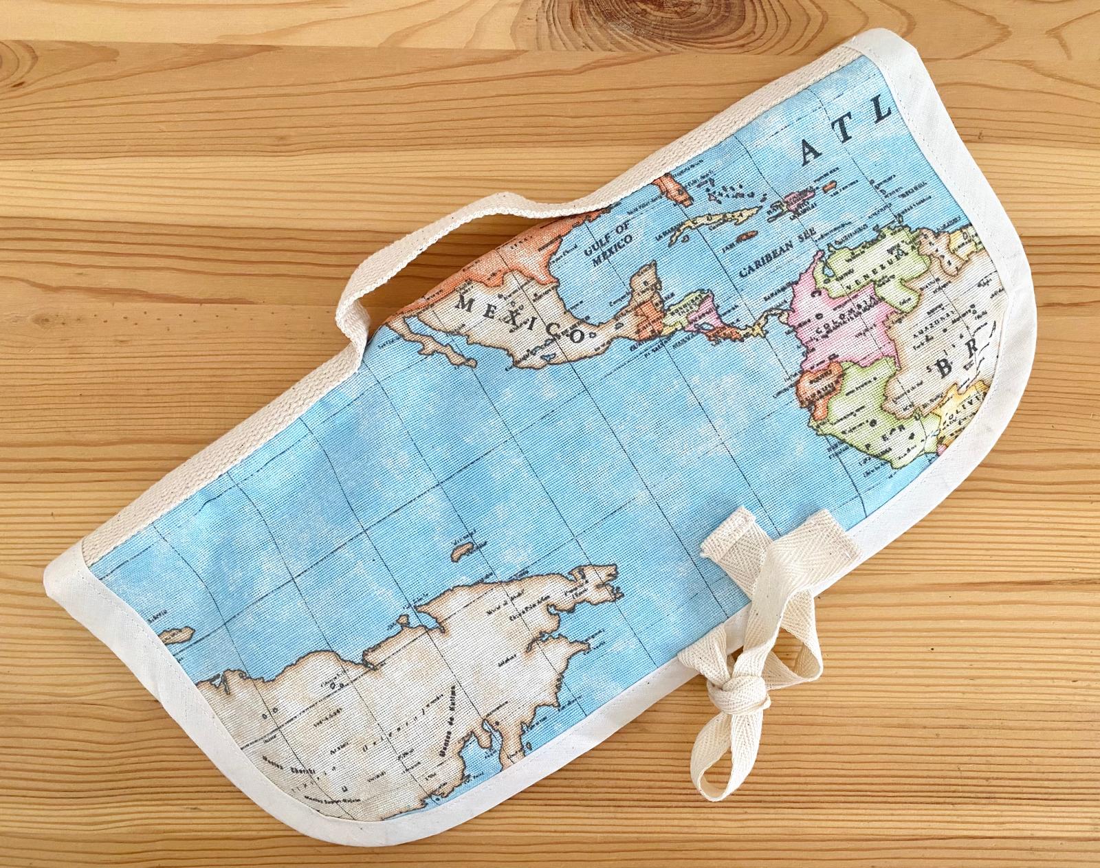 Porta zapatillas Mapamundi