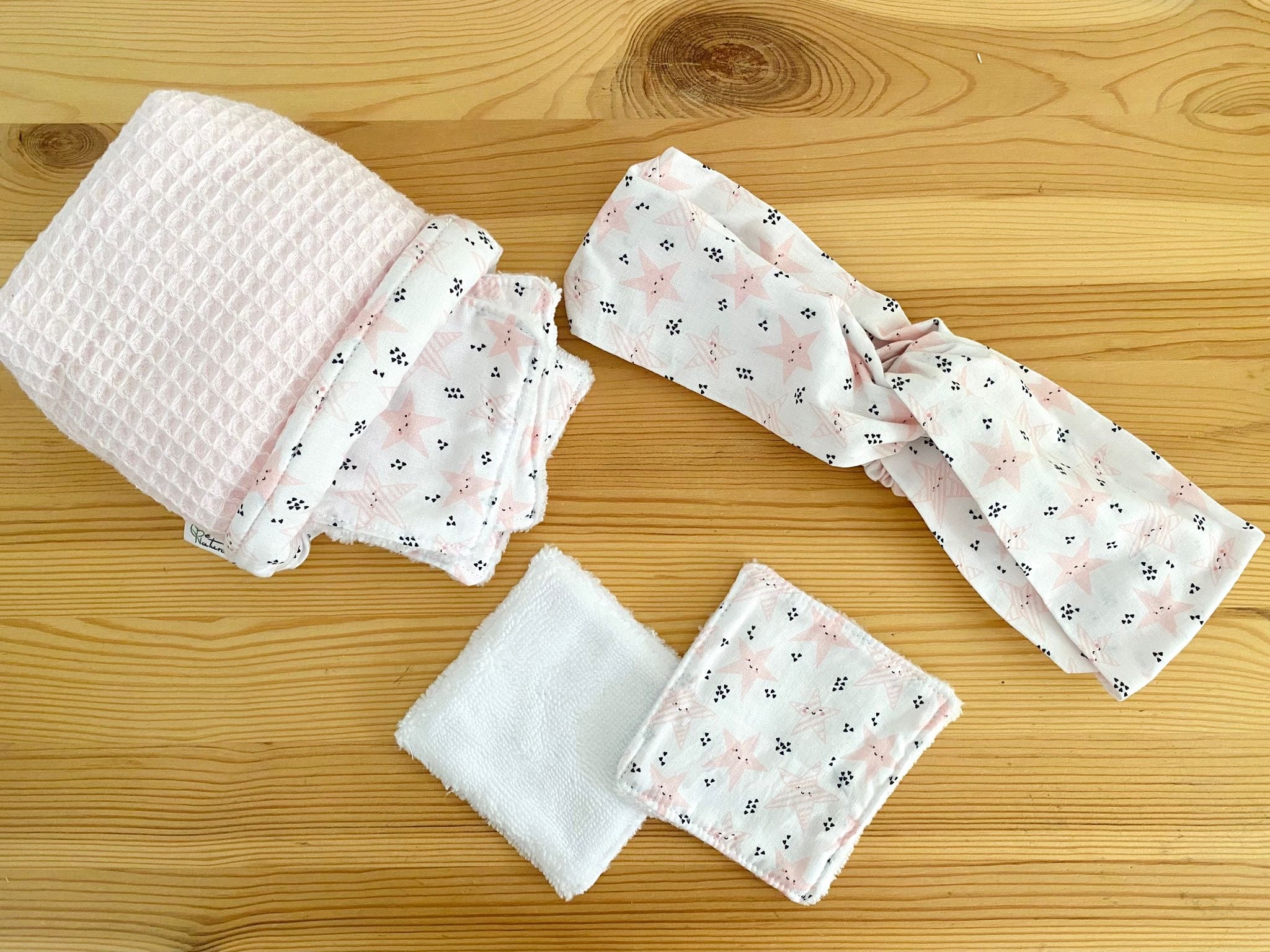 Pack desmaquillante estrellas rosa