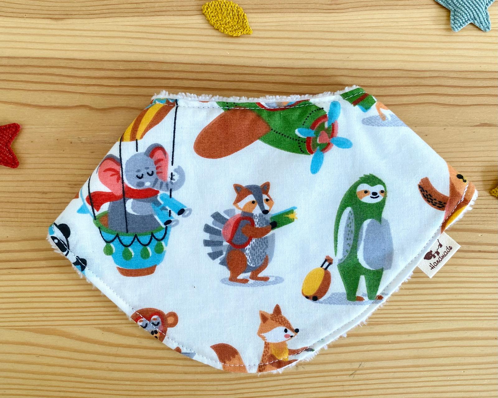 Babero Bandana Animalitos