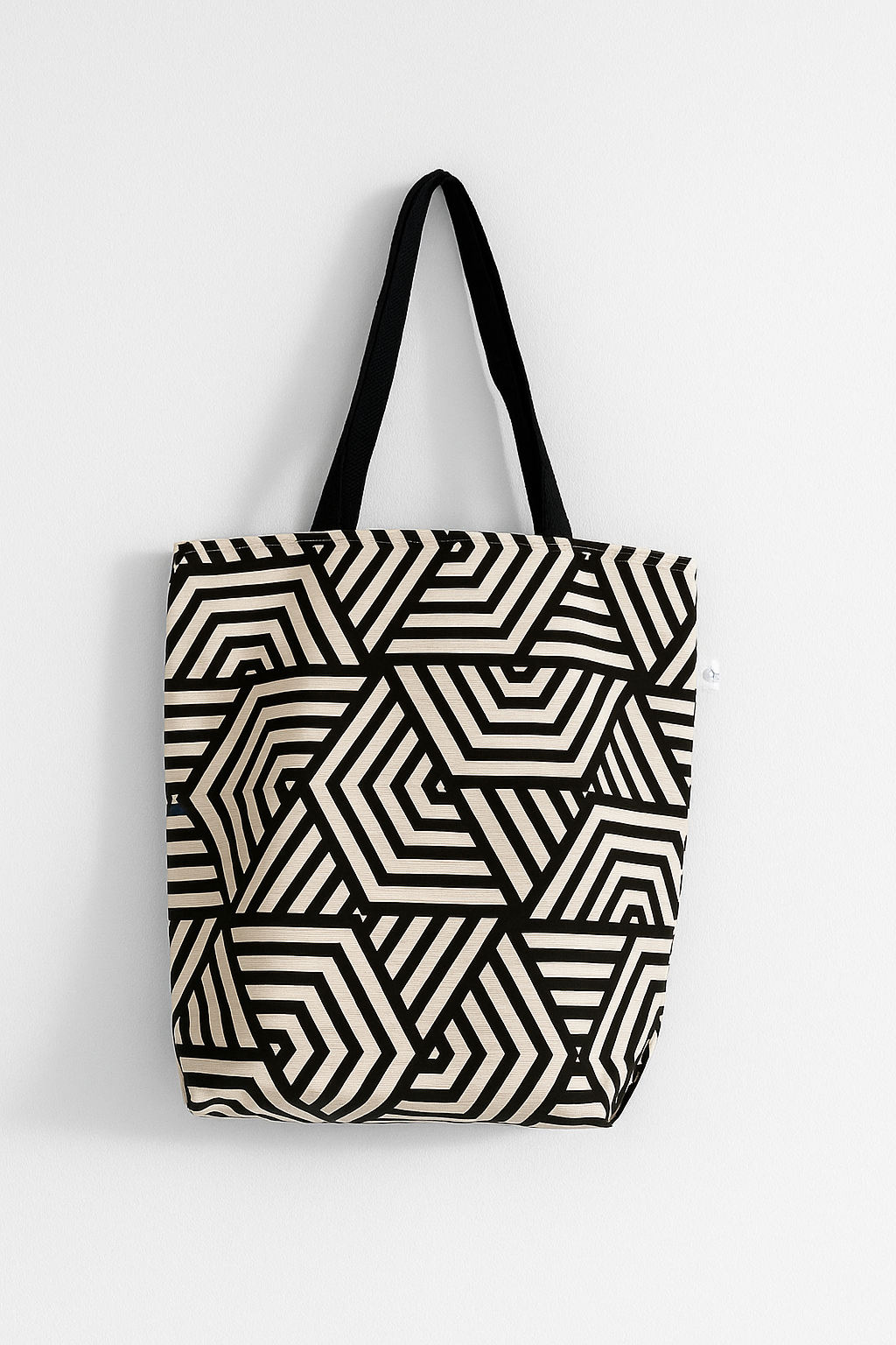 Bolso Tote Estampado Geométrico
