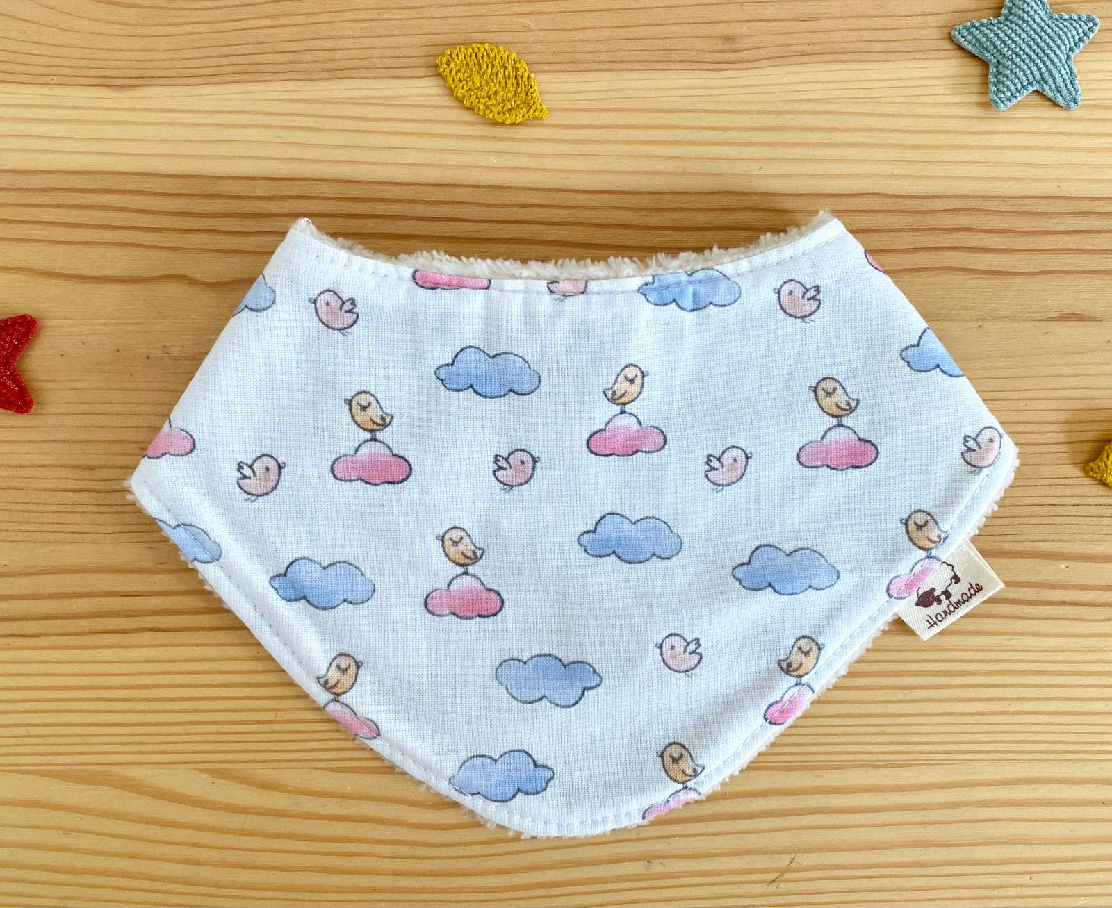 Babero Bandana Pajaritos