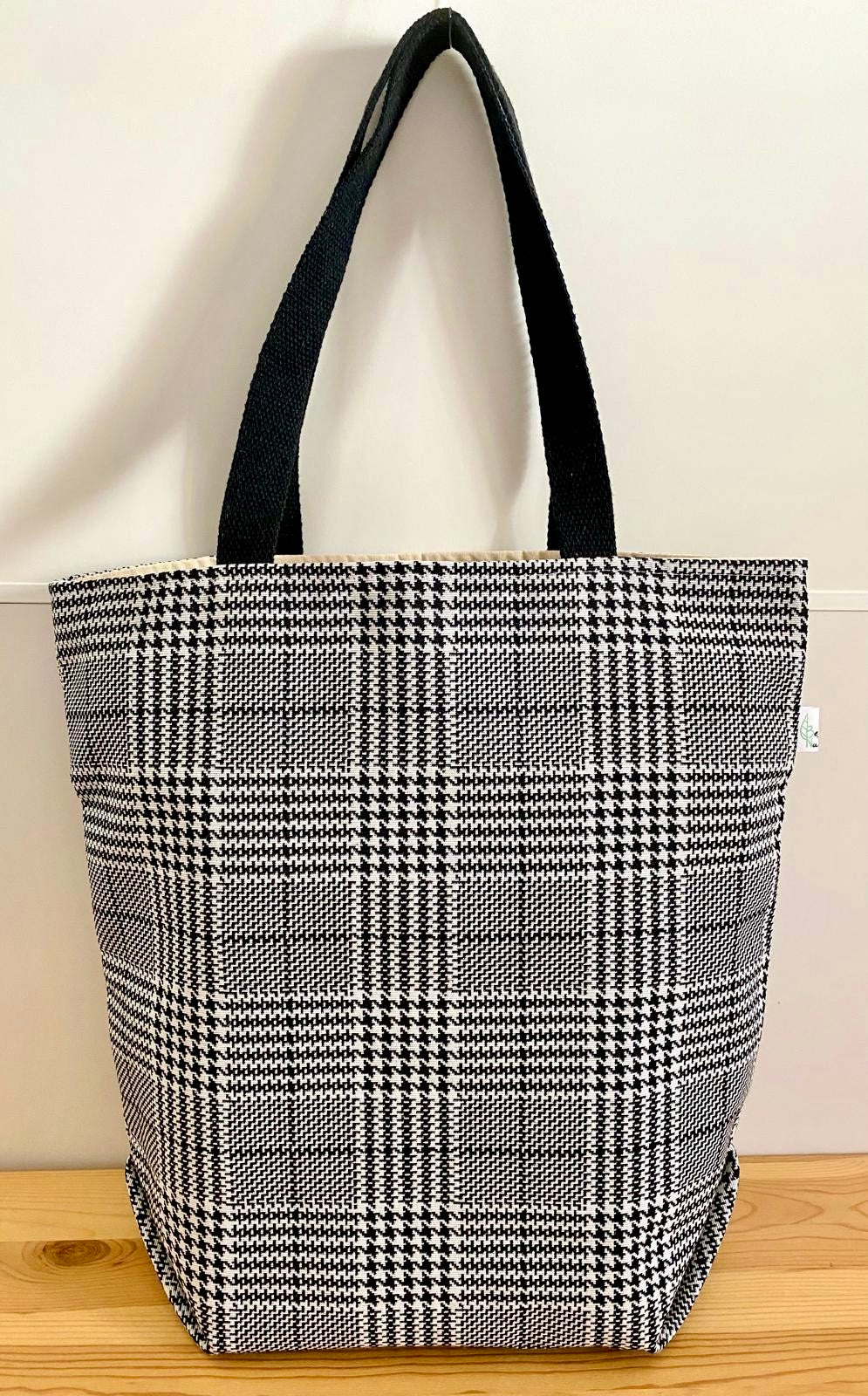 Bolso Tote estampado Principe de Galés