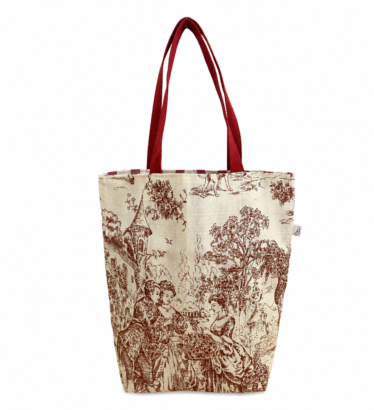 Bolso Tote Toile burdeos