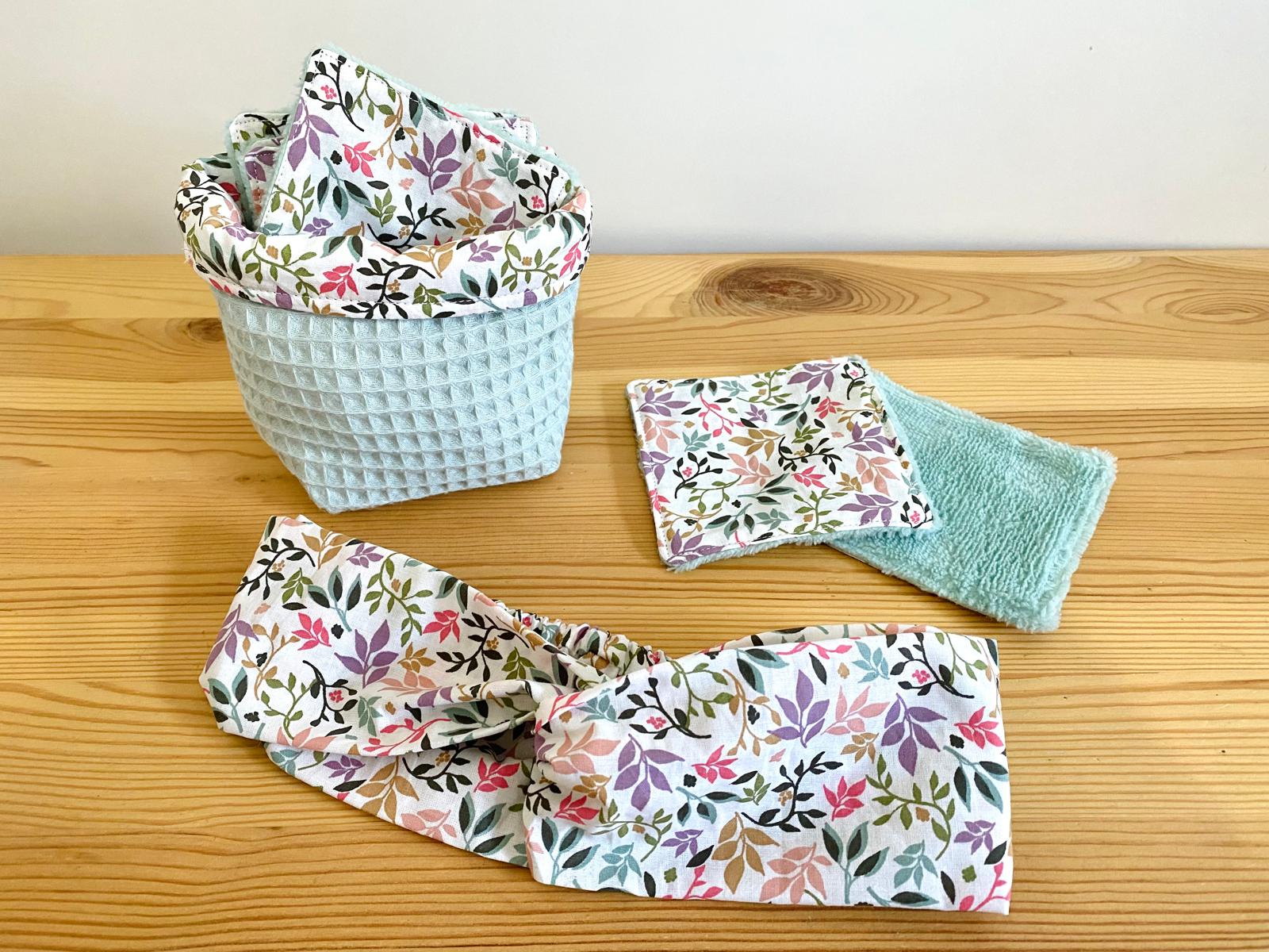 Pack desmaquillante flores mint