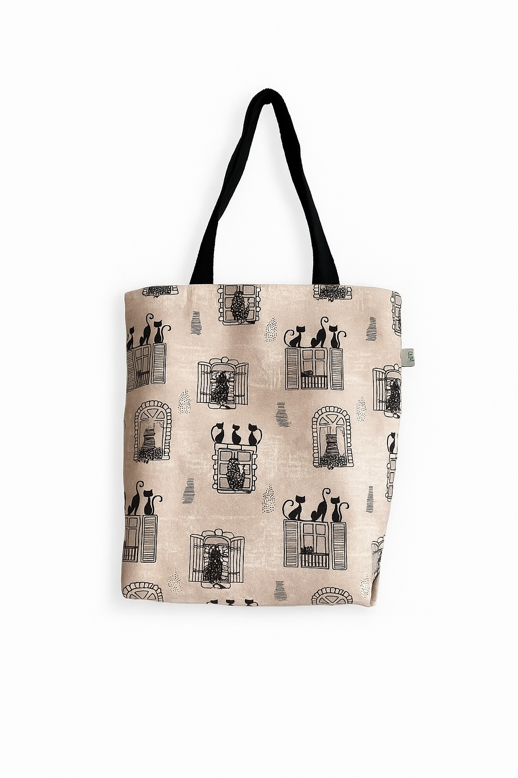 Bolso Tote Estampado de Gatitos