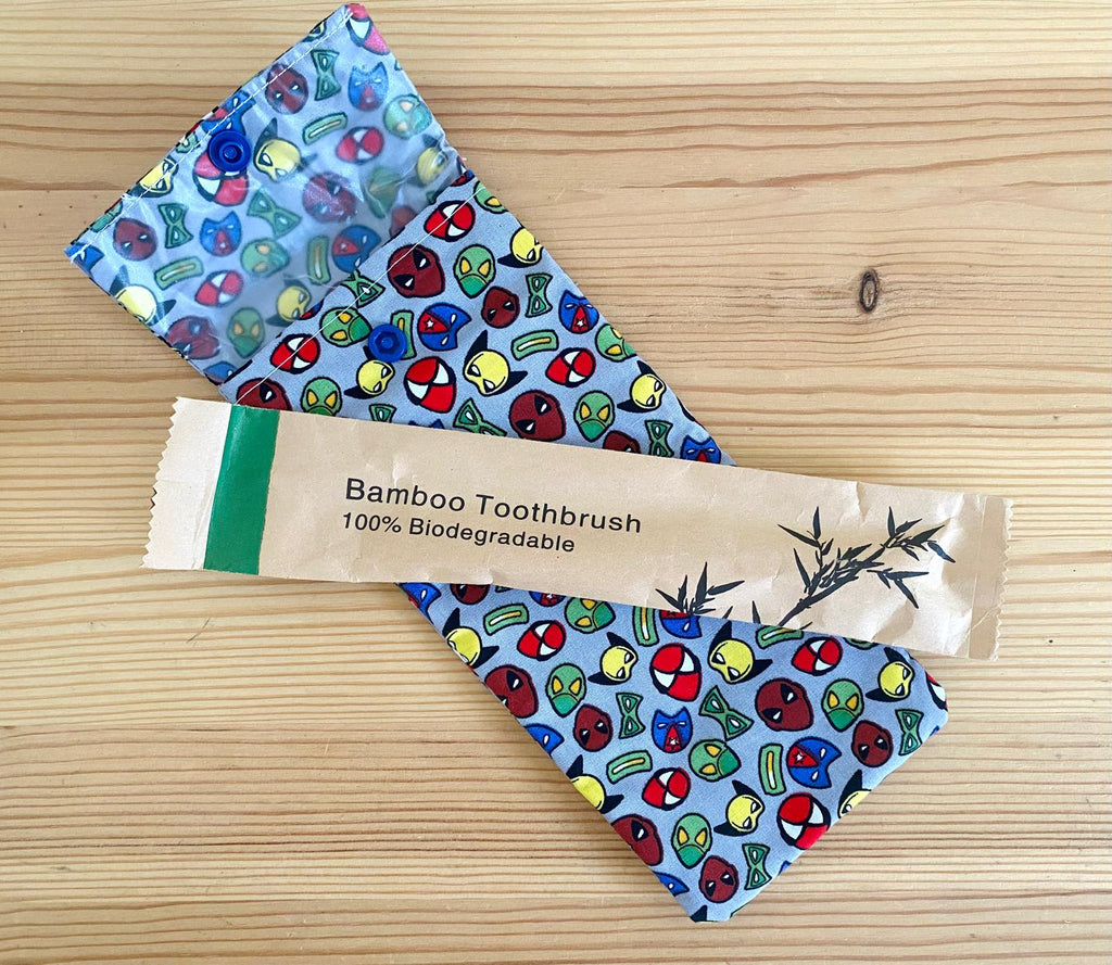 Funda para cepillo de dientes Máscaras superhéroes