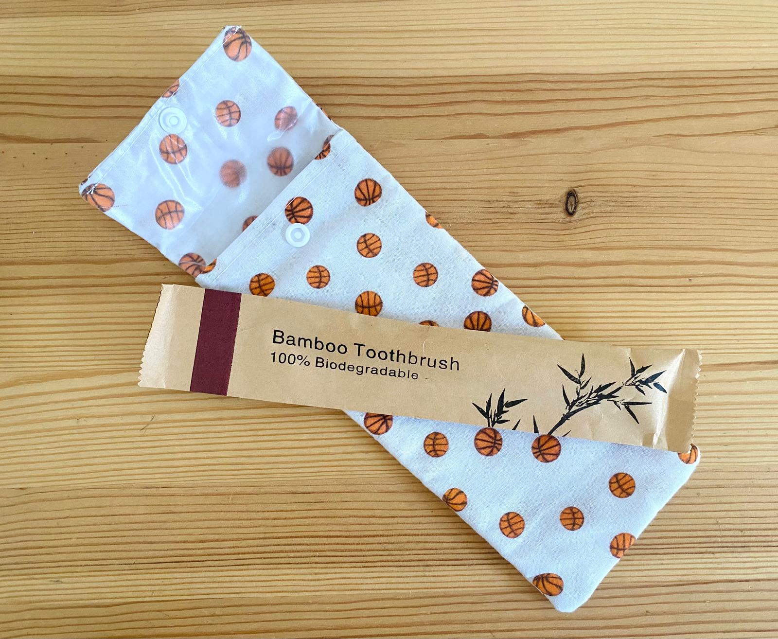 Funda para cepillo de dientes pelotas de  baloncesto