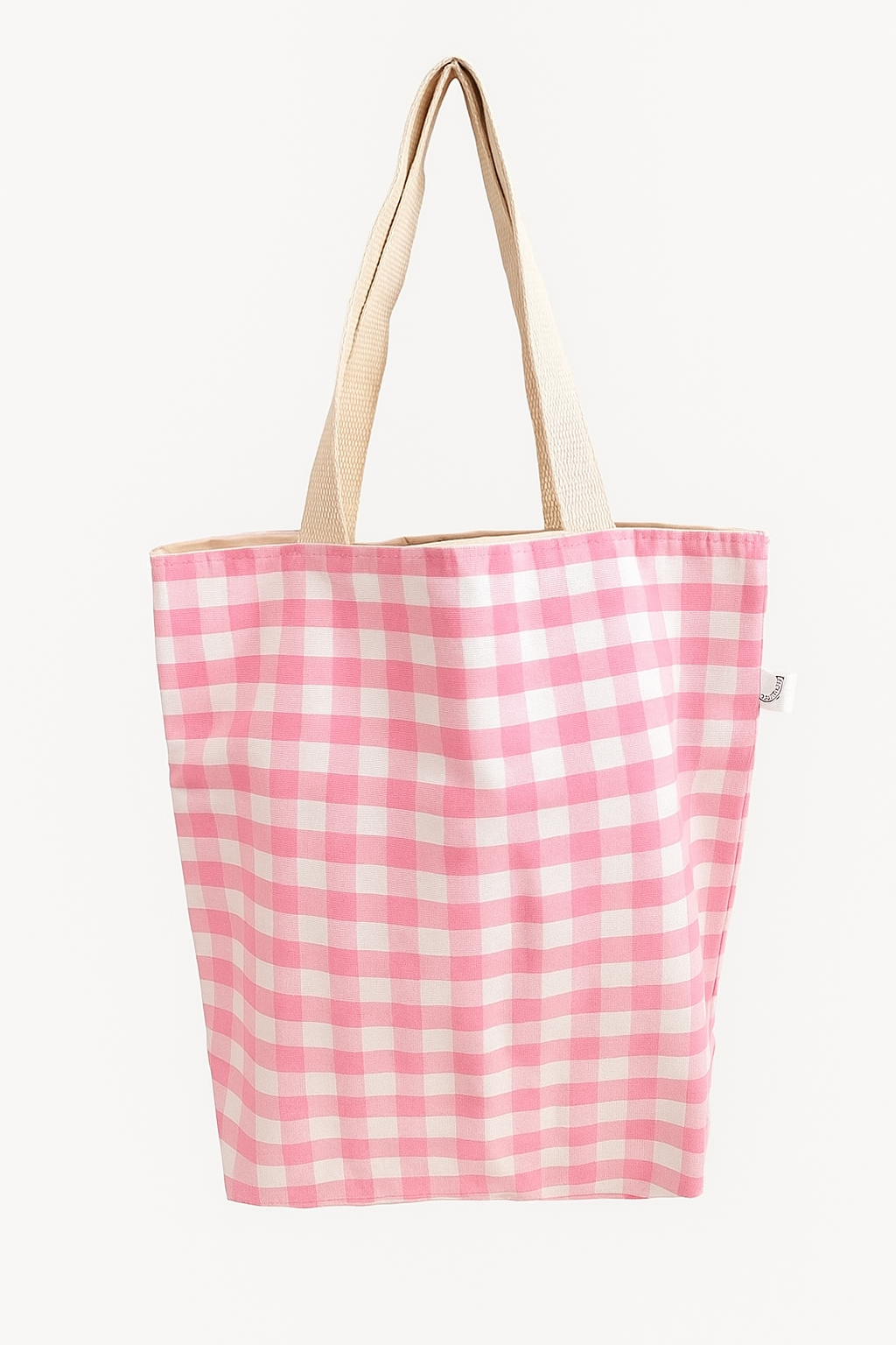 Bolso Tote Vichy Rosa