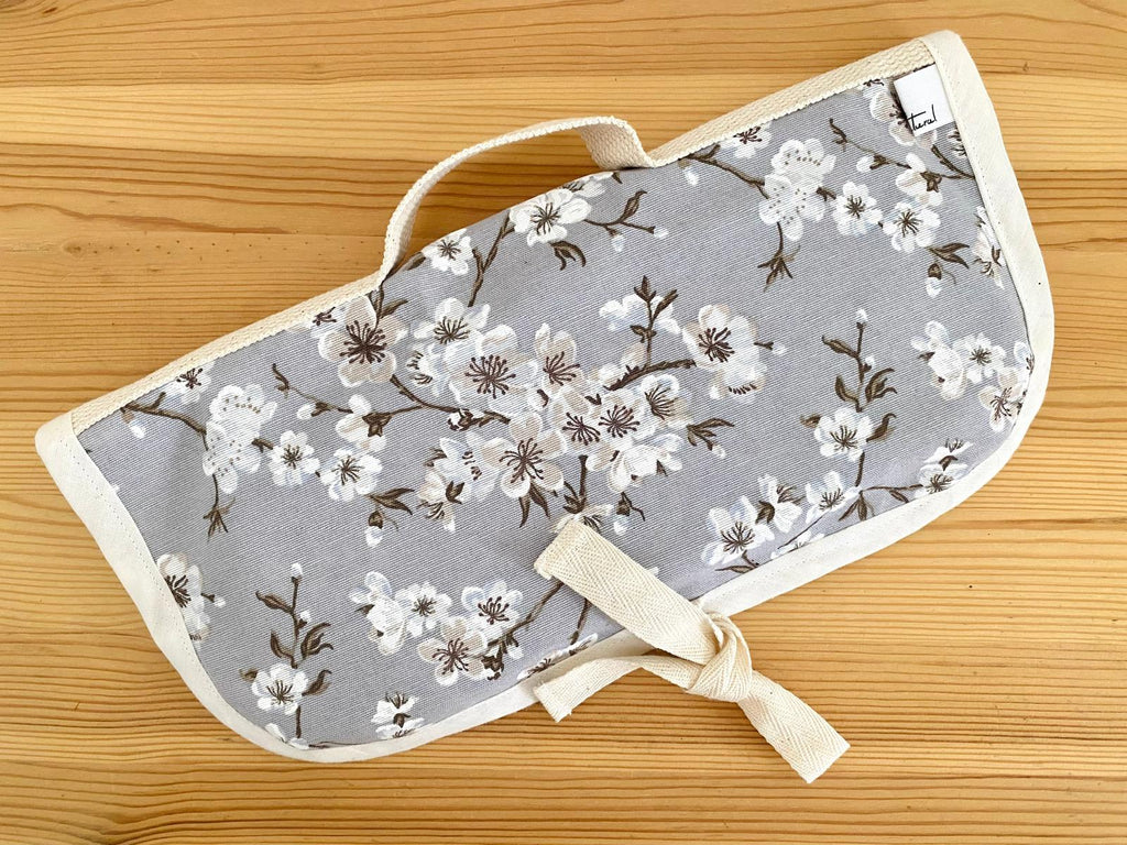 Porta zapatillas Flores Blancas