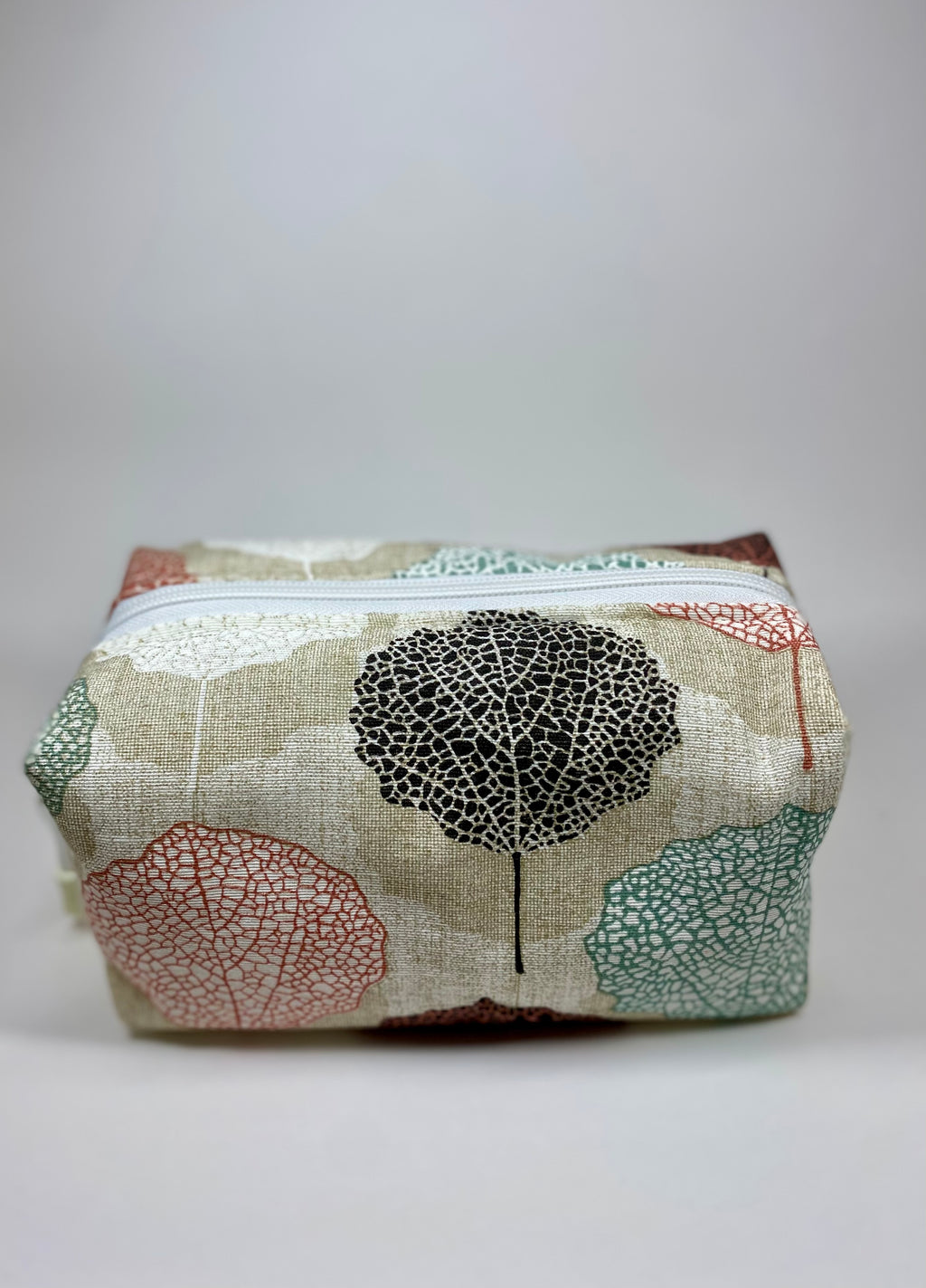 Neceser rectangular estampado natural