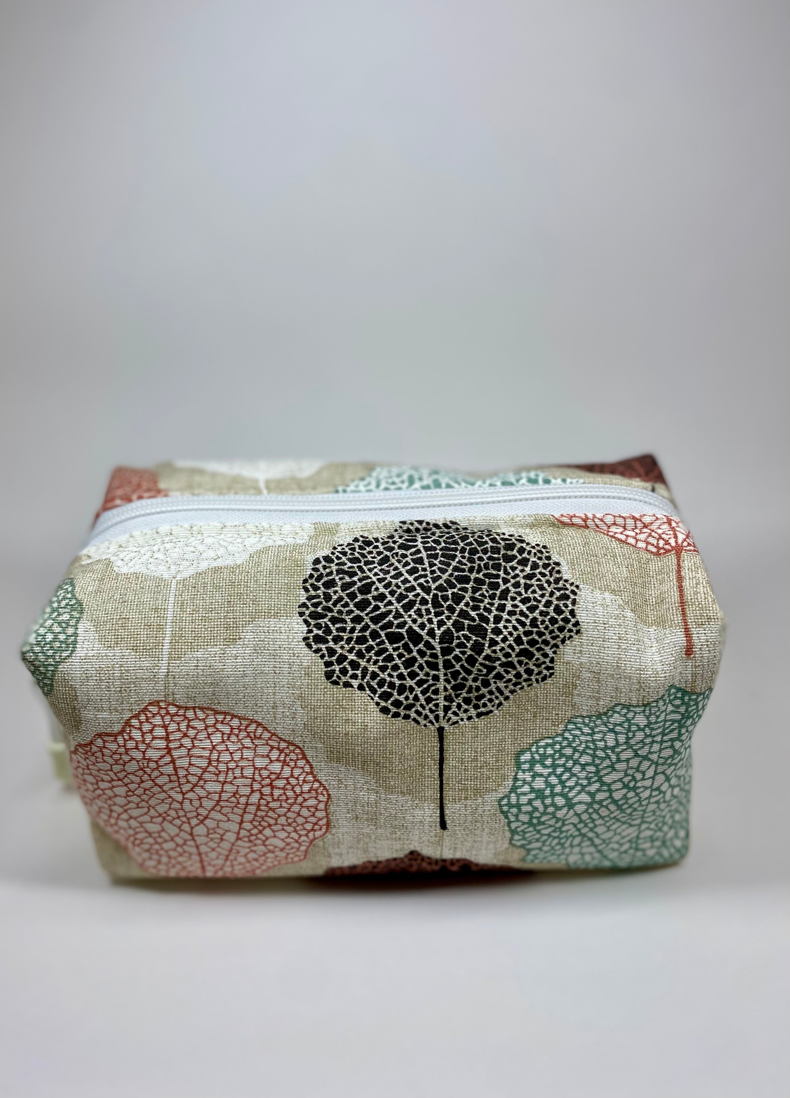 Neceser rectangular estampado natural