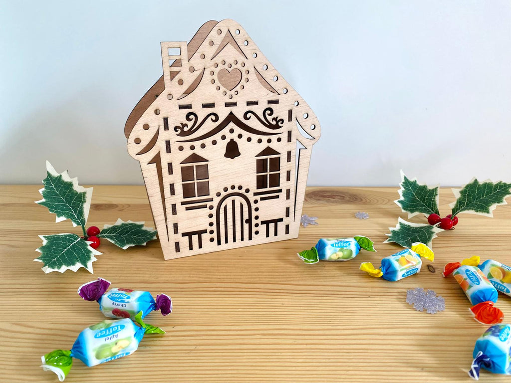 Casita de madera con cajón