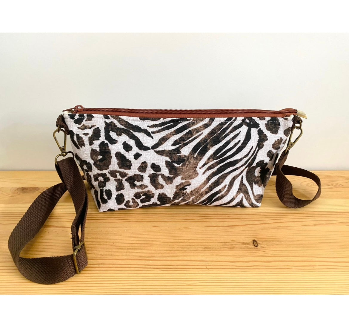 Bolso bandolera mini Animal print