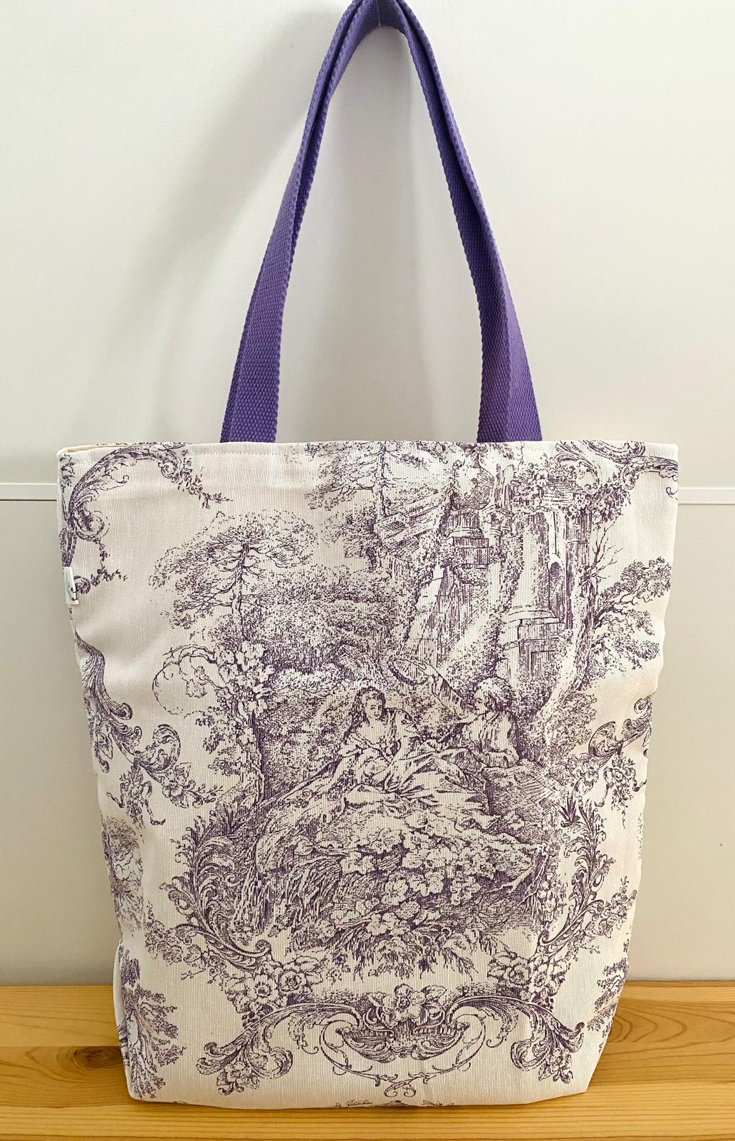 Bolso Tote Toile color Malva