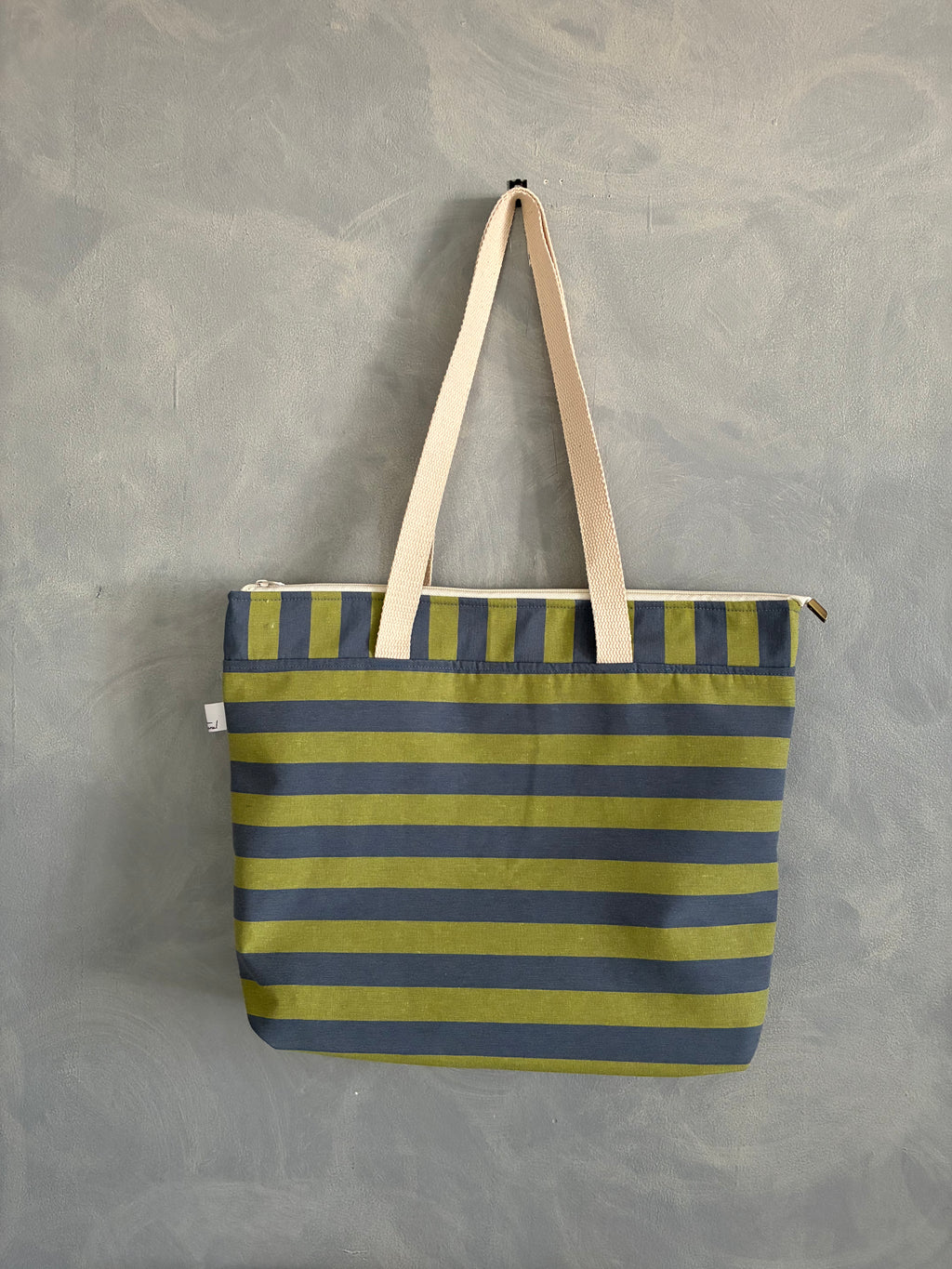 Bolso de rayas