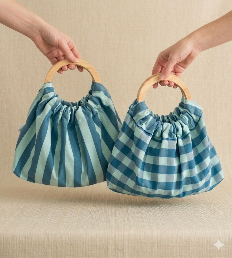 Bolsos de mano Rayas azules